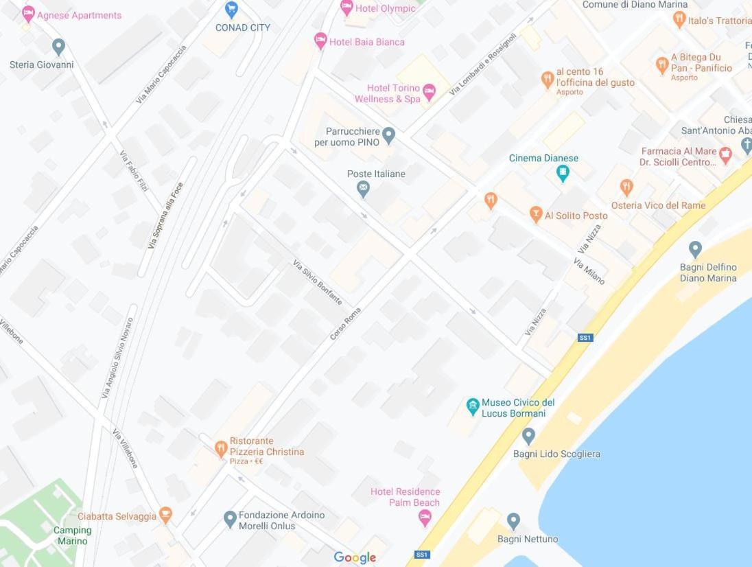 Agnese Apartments Diano Marina Esterno foto